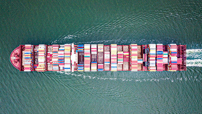 Maersk container ship